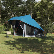 Tenda Tipi con tetto-Tenda da campeggio Blu 508 x 470 x 300 cm taffet¨¤