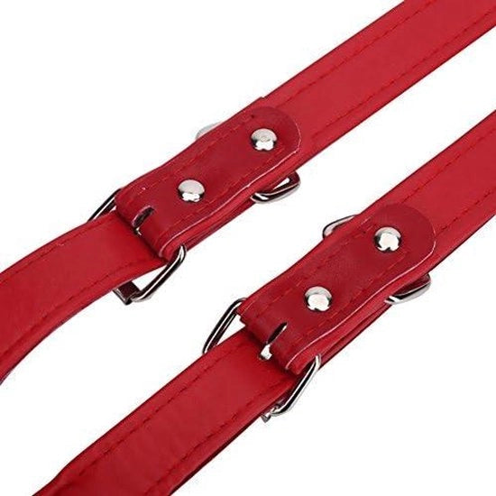 Accordeonbande rosse per accordeoni da 16 a 120 baschi, cinture per la vita compatibili con diversi tipi di accordeoni.