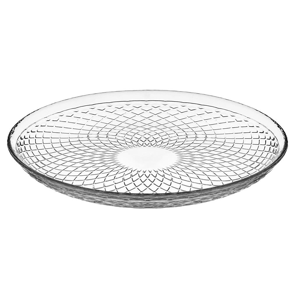 Piatto da dessert KADAX 17,5 cm per torte, piatto piatto in vetro, piccolo