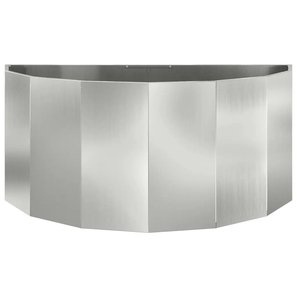 Fioriera Argento 120 x 60 x 50 cm Acciaio zincato 883708