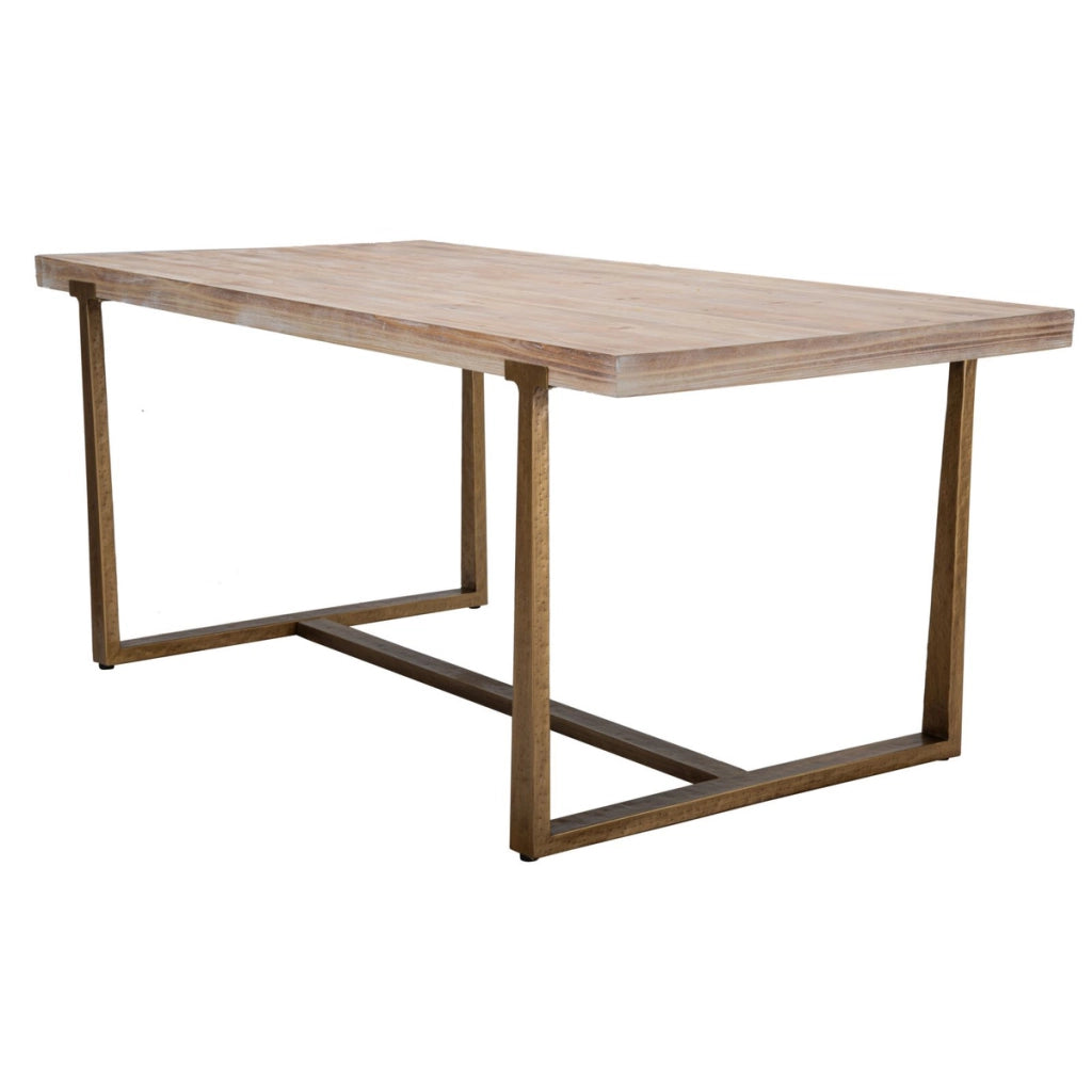 Tavolo VKH575, Marrone, MDF, 180x90x78 cm