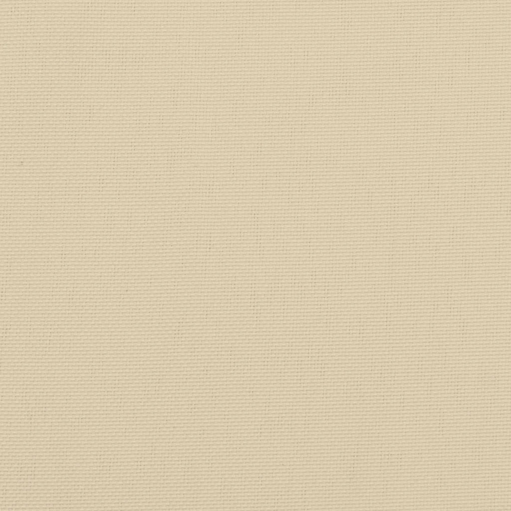 Cuscini per Sedia con Schienale Alto 2 pz Beige Tessuto Oxford 361883