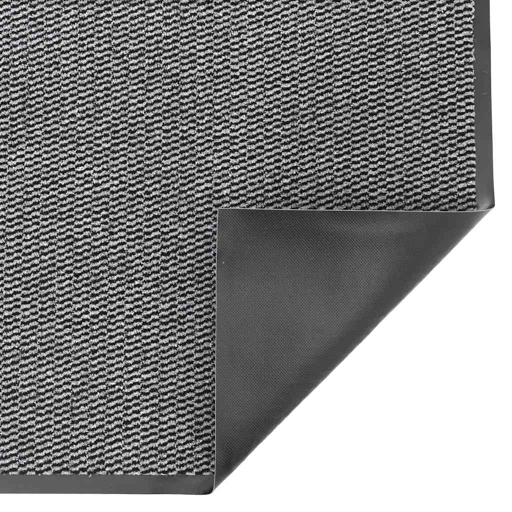 Zerbino antiscivolo da ingresso 115 x 200 cm resistente all'usura finitura moderna polipropilene antracite 02_0058100