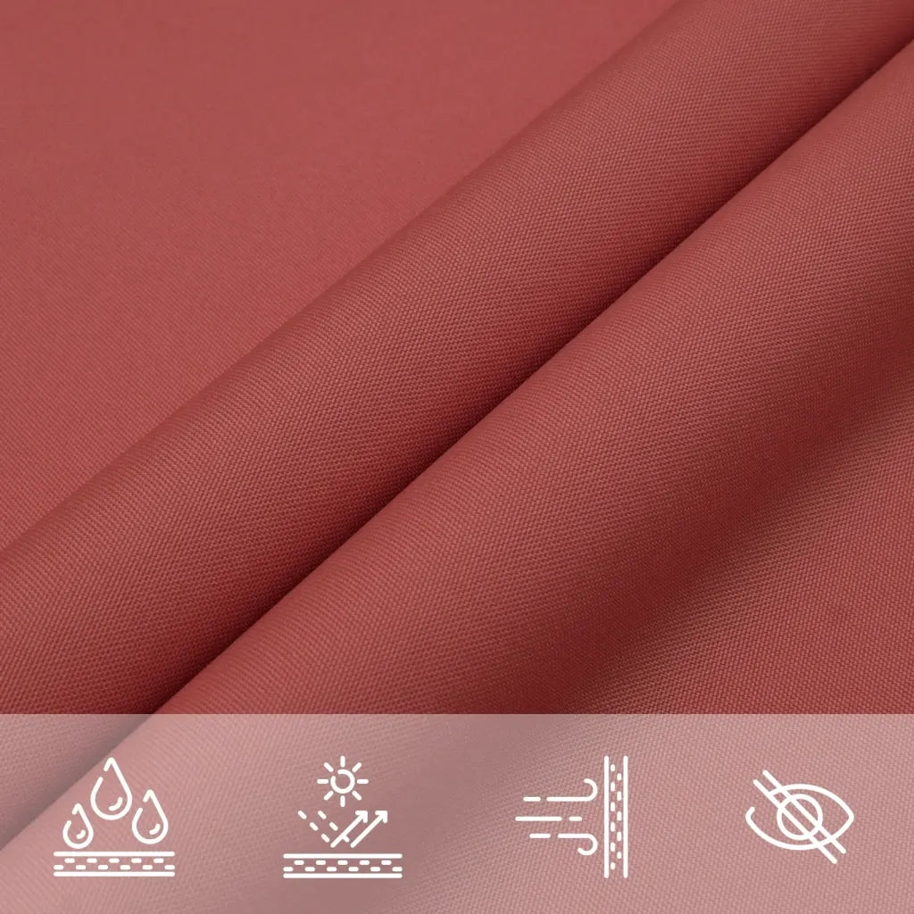 Vela Ombreggiante-Parasole a vela Tessuto Oxford Rettangolare 2x3,5m Terracotta