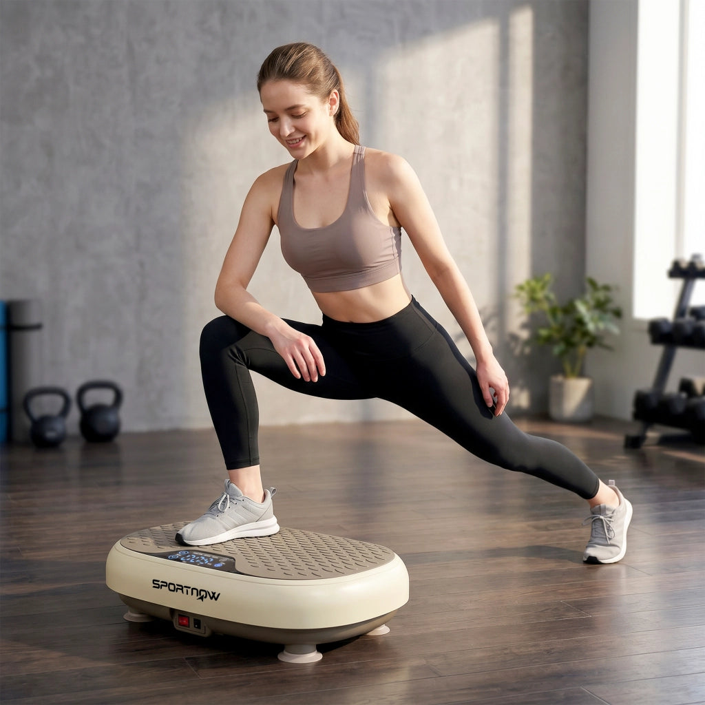 Pedana Vibrante Fitness ¨C Xylo ¨C 20 Livelli di Velocit¨¤, 3 Programmi, Display LED, Telecomando