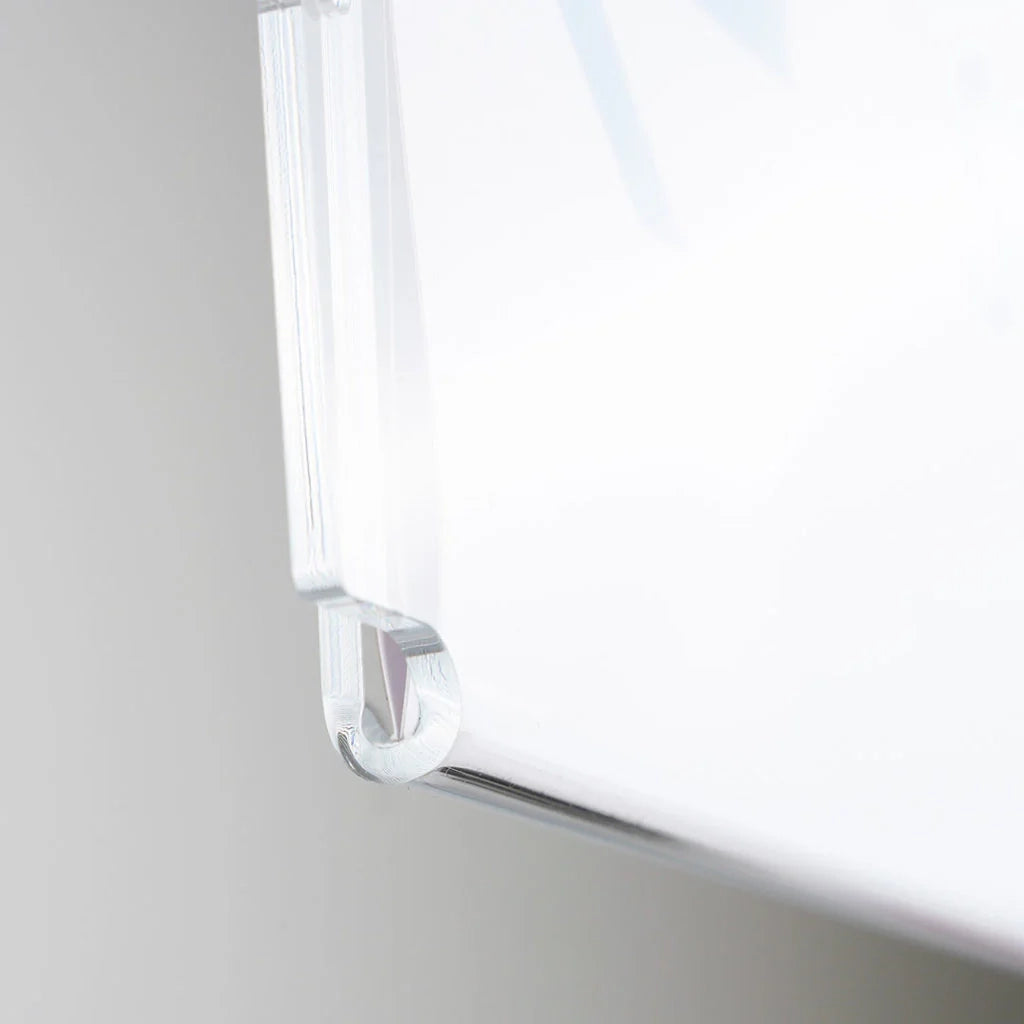 Segnale in plexiglass a soffitto varie misure accessori inclusi - 50 x 10