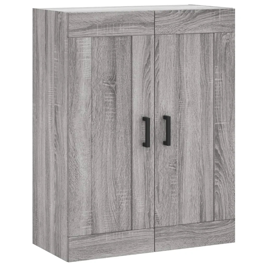 Credenza Grigio Sonoma 69,5x34x180 cm in Legno Multistrato 3200007
