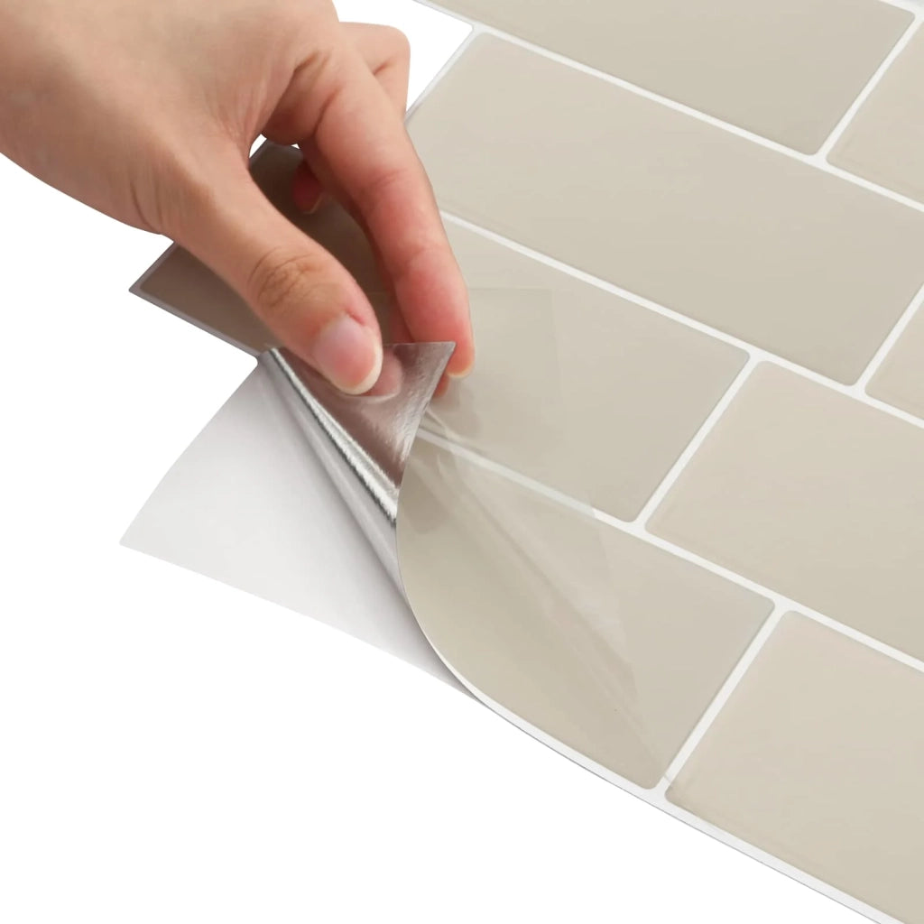 Piastrella subway 20 pcs Beige 29 x 21 cm Poliuretano e PET 42046154