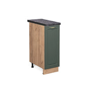Armadio cucina dispensa alto Fame-Line Verde-oro rustico/Rovere dorato 30 cm, PL Antracite Vicco