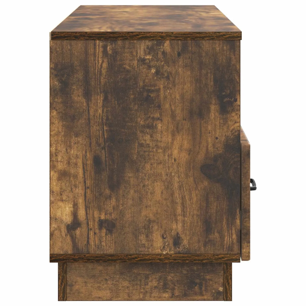 Mobile TV Rovere Fumo 102 x 34,5 x 47 cm Legno ingegnerizzato 895370