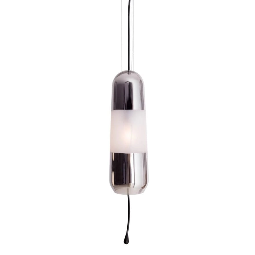 Lampada a sospensione Maxlight Mauri vetro fumé E14