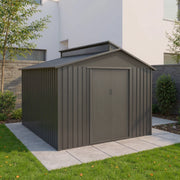 Casetta da giardino in metallo - LEGNO VECCHIO - 7,3 mÂ²