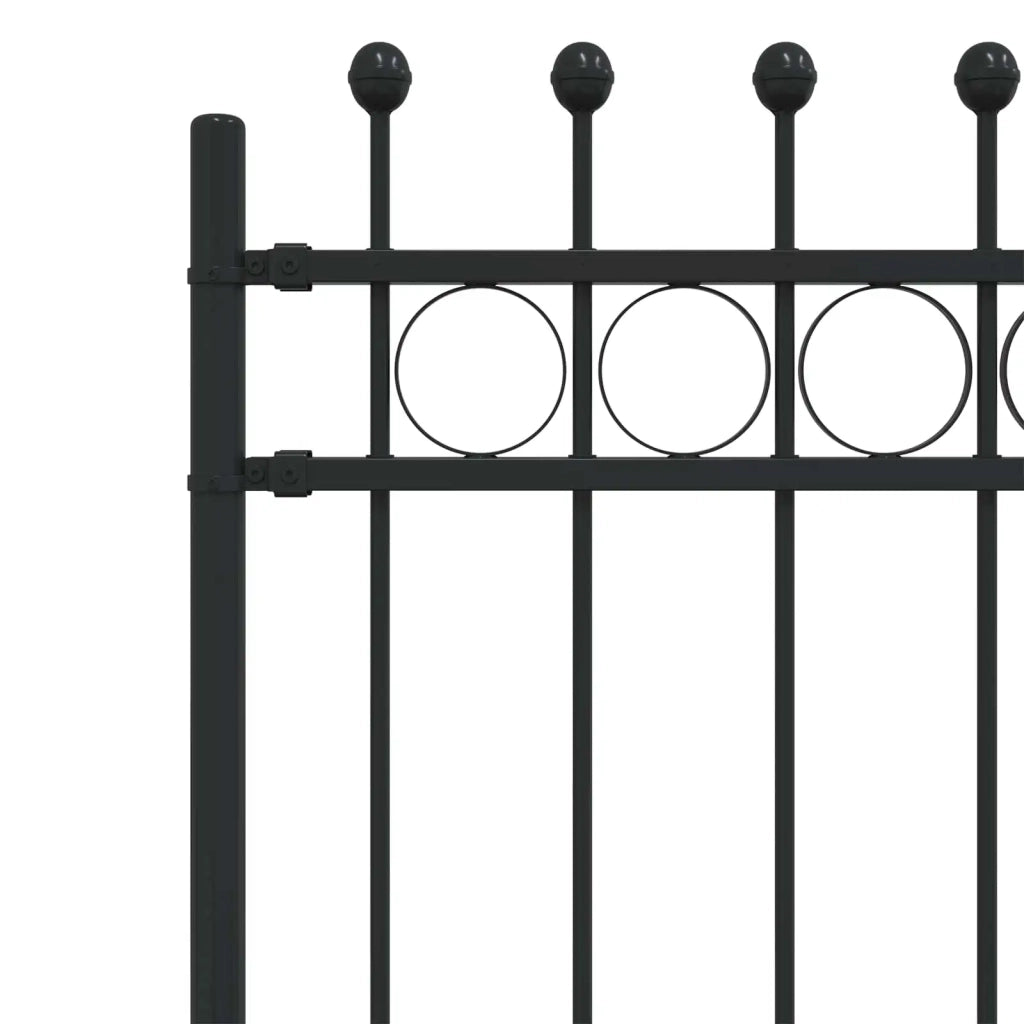 Recinzione da Giardino | Recinzione a Cerchio TILBURG Nero