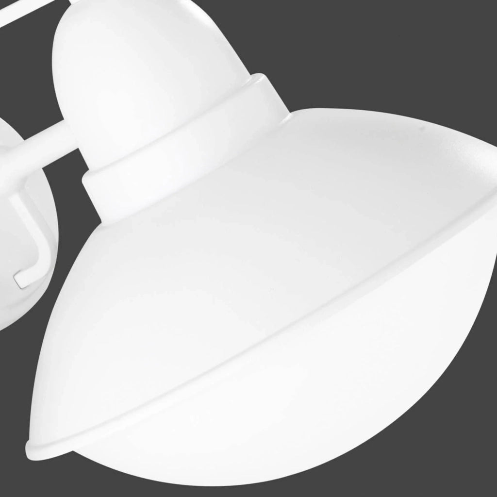 LÚZETE - LAMPADA DA PARETE PER ESTERNI PÓLUX ALLUMINIO BIANCO