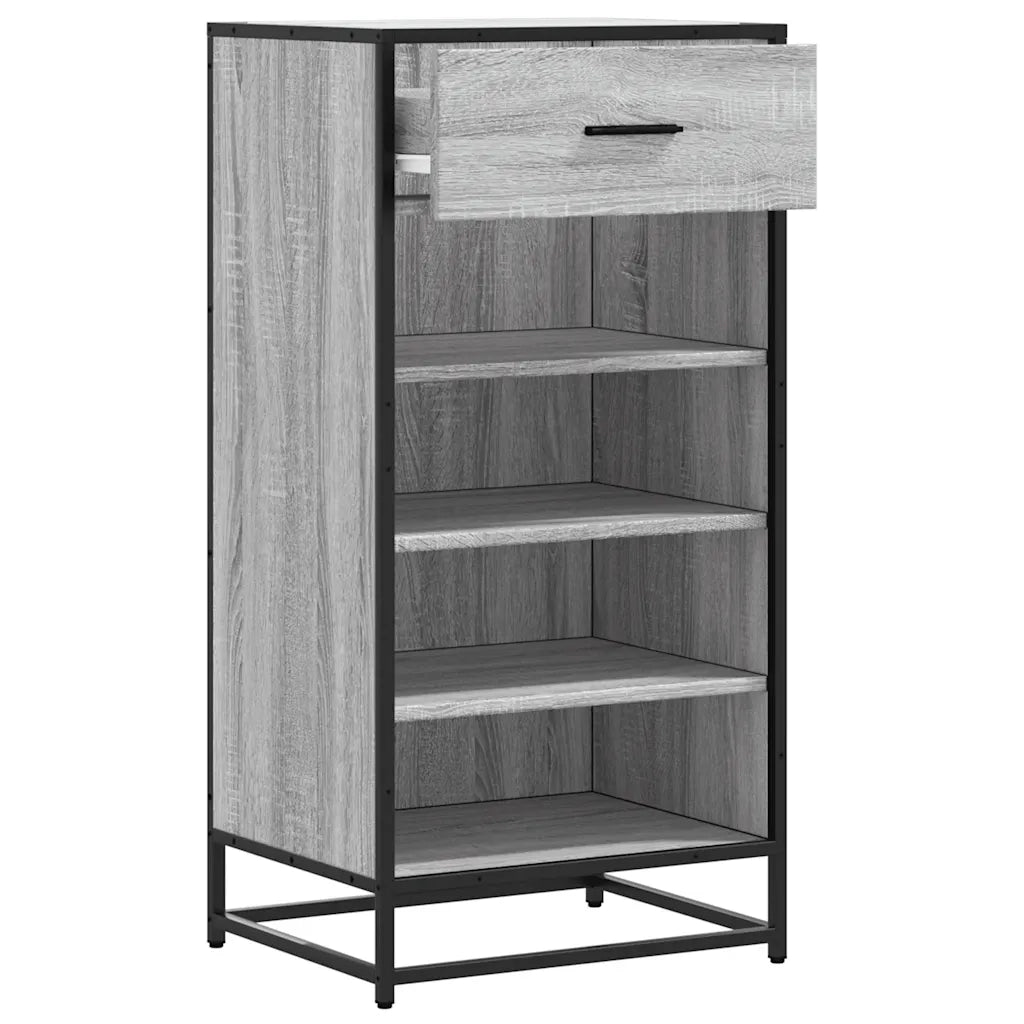 Scarpiera Grigio Sonoma 48x38x97,5 cm in Legno Multistrato 849212