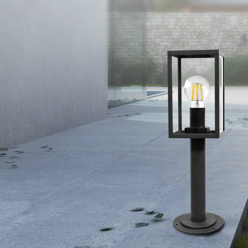 Lampada esterna a paletto 48cm grafite E27 MALMO Polux
