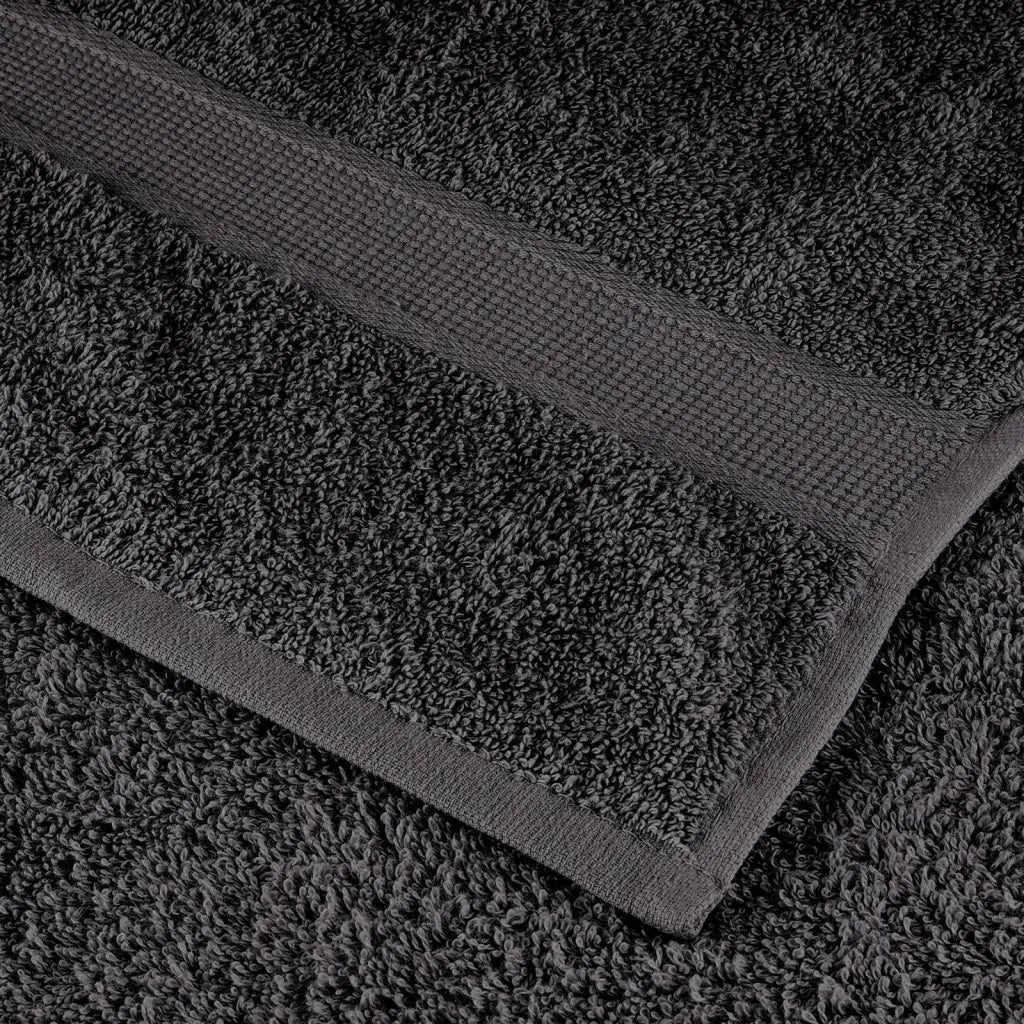 Asciugamani per ospiti Premium SOLUND 50 pz | Teli per bagno Antracite 30x50 cm 600 g/m2