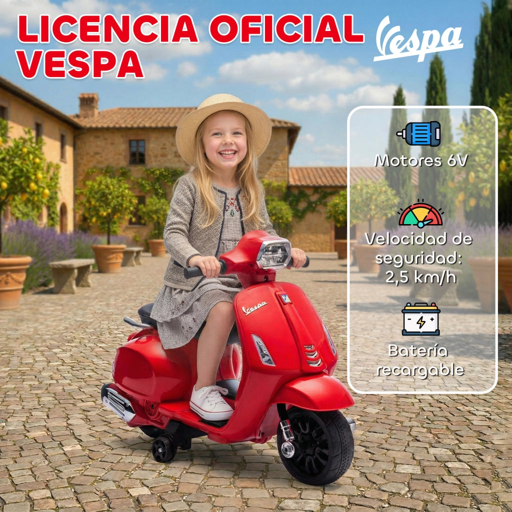 Moto Elettrica per Bambini 2-4 Anni ¨C zephmum ¨C Rosso