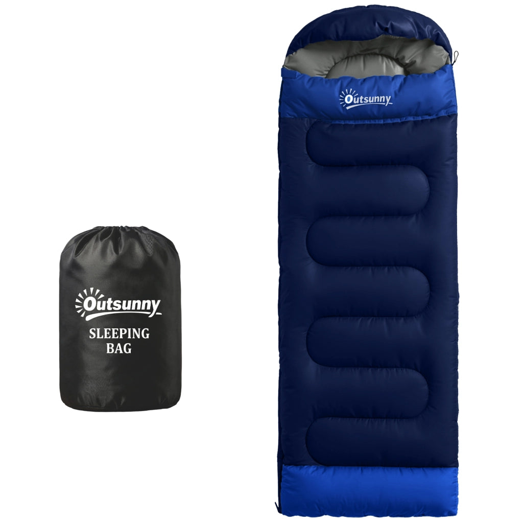 Sacco a Pelo per Adulti. Leggero e Compatto. Blu Navy