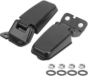 Scharnieri per portiera - 1 coppia - Duraturo e resistente - Nero