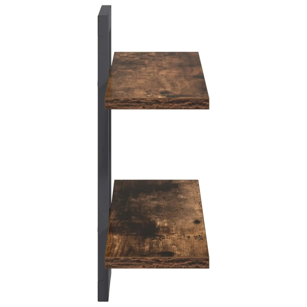 Scaffali flottanti Rovere Fumo 40 x 15 x 40 cm 8012416