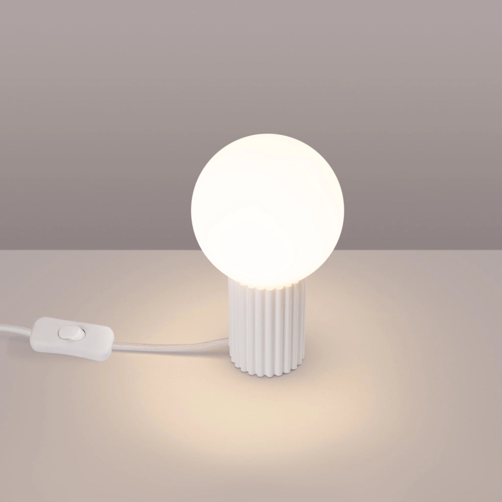 Lampada da tavolo HALO bianco