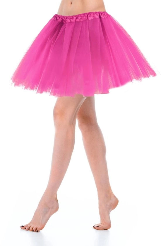 Abito da sera Tutu Rok 1950 Vintage - Abito da ballo Tutu - Abito da festa - Donna - Rosa - Tulle - Abito da sera leggero - Polyester - Lunghezza vita - Abito da festa