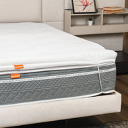 Topper Singolo Memory Foam 85x190 - alto 5 cm, a portanza differenziata, sfoderabile | Correttore H5