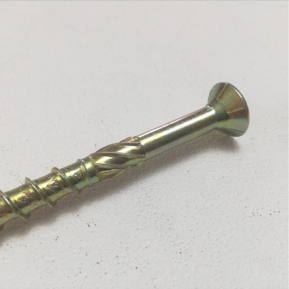 Vite 8x280mm tps testa conica gialla per legno impronta torx - 10pz
