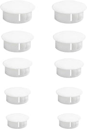 Set di coperture di plastica per fori di viti - 10 pezzi - 20/25/30/35/40 mm - Coperture decorative per fori di viti - Per ante, armadi, mobili