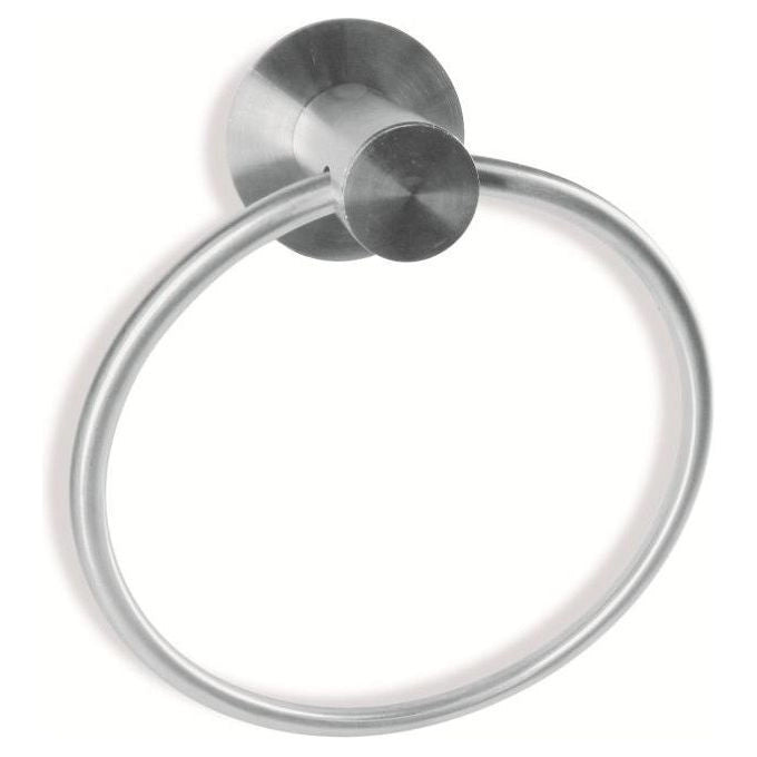 AandA Portasciugamani da parete ad anello in acciaio Inox