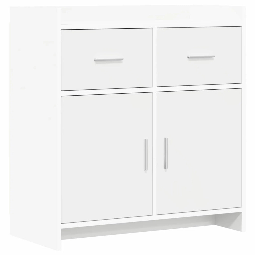 Credenza Bianco 75 x 36 x 80 cm Legno ingegnerizzato 8011115
