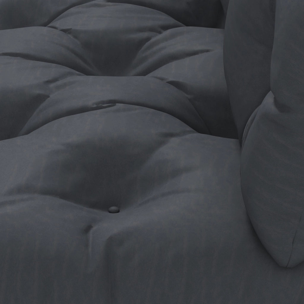 Set di 2 cuscini per divano da esterno ¨C Minimal ¨C polipropilene grigio 50x50cm