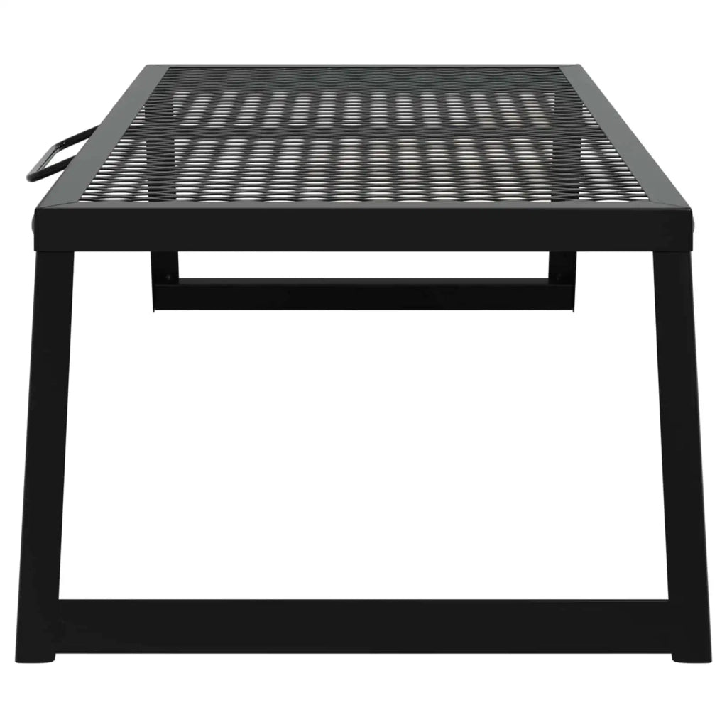 Griglia da Campeggio Pieghevole Nero 58 x 31 x 2 cm 42030066
