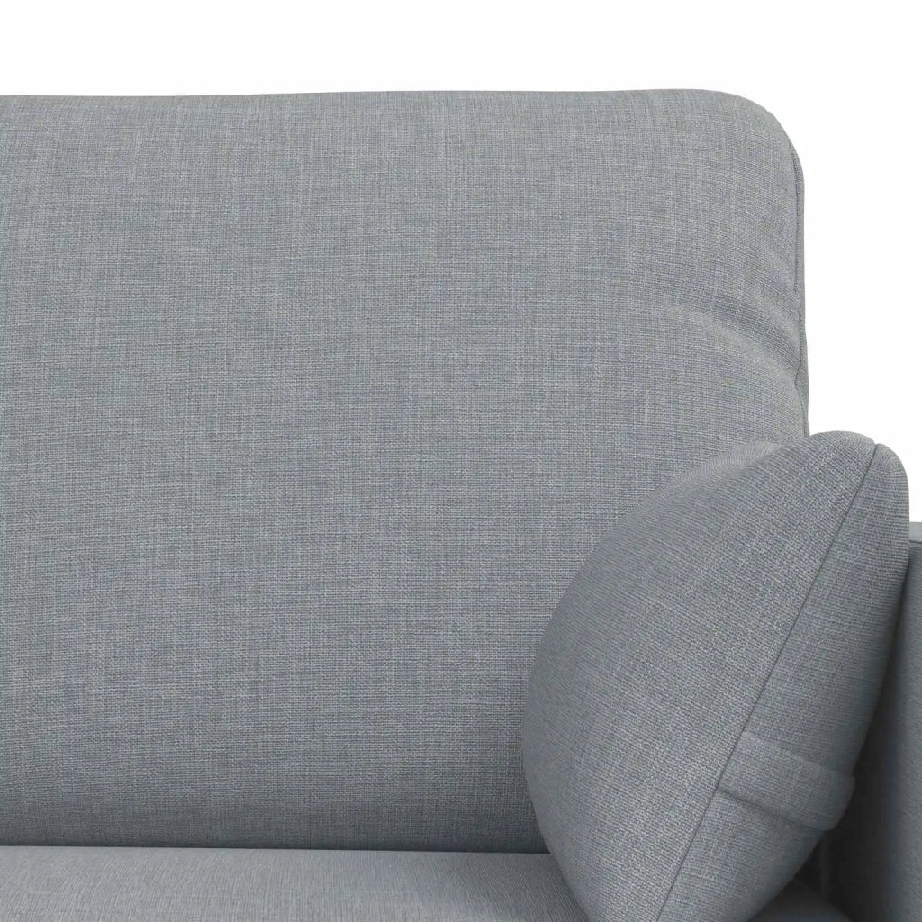 Set di divani 2 pcs Grigio chiaro 139 x 78 x 80 cm Tessuto 3407493