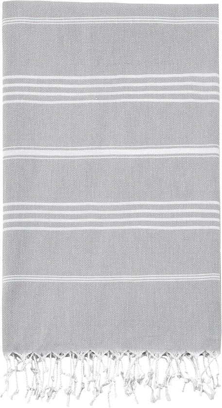 Peskemal di cotone 100% per asciugamento rapido, utilizzo in bagno, hammam, palestra e yoga, dimensione XL, colore grigio argento.