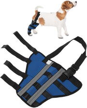 Protezione per ginocchia per cani - Supporto per articolazioni ginocchia - Recupero dopo interventi chirurgici - Dampening shock - Sicuro con chiusura a ganci - Forma comoda per il passo - Benda per cani