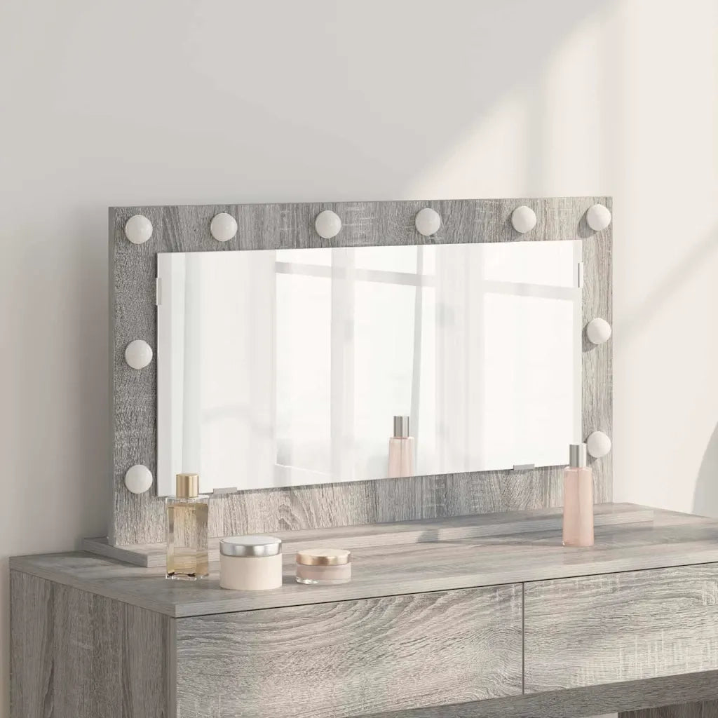 Specchio da Vanit¨¤-Specchio da Trucco Grigio Sonoma 80 x 45 x 18 cm