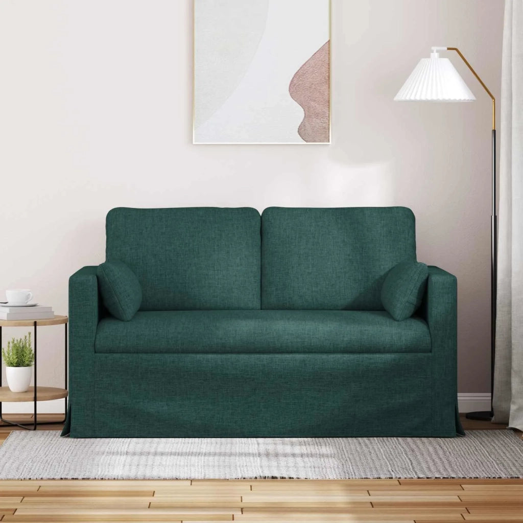 Divano Verde Scuro 139 x 78 x 80 cm Tessuto