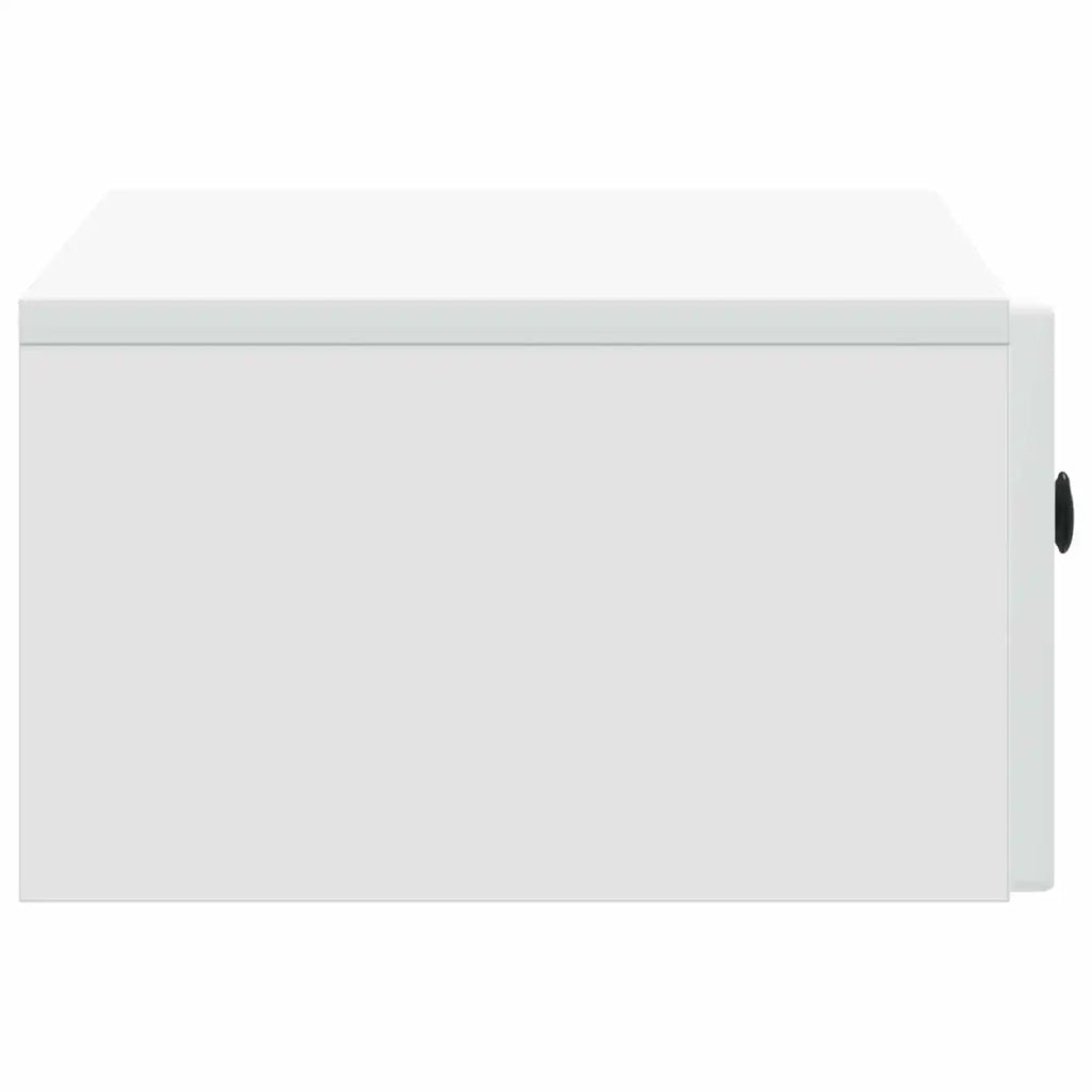 Set di 2 Comodini | Armadio da Notte | Mobiletto da notte a muro Bianco 49 x 34,5 x 20 cm