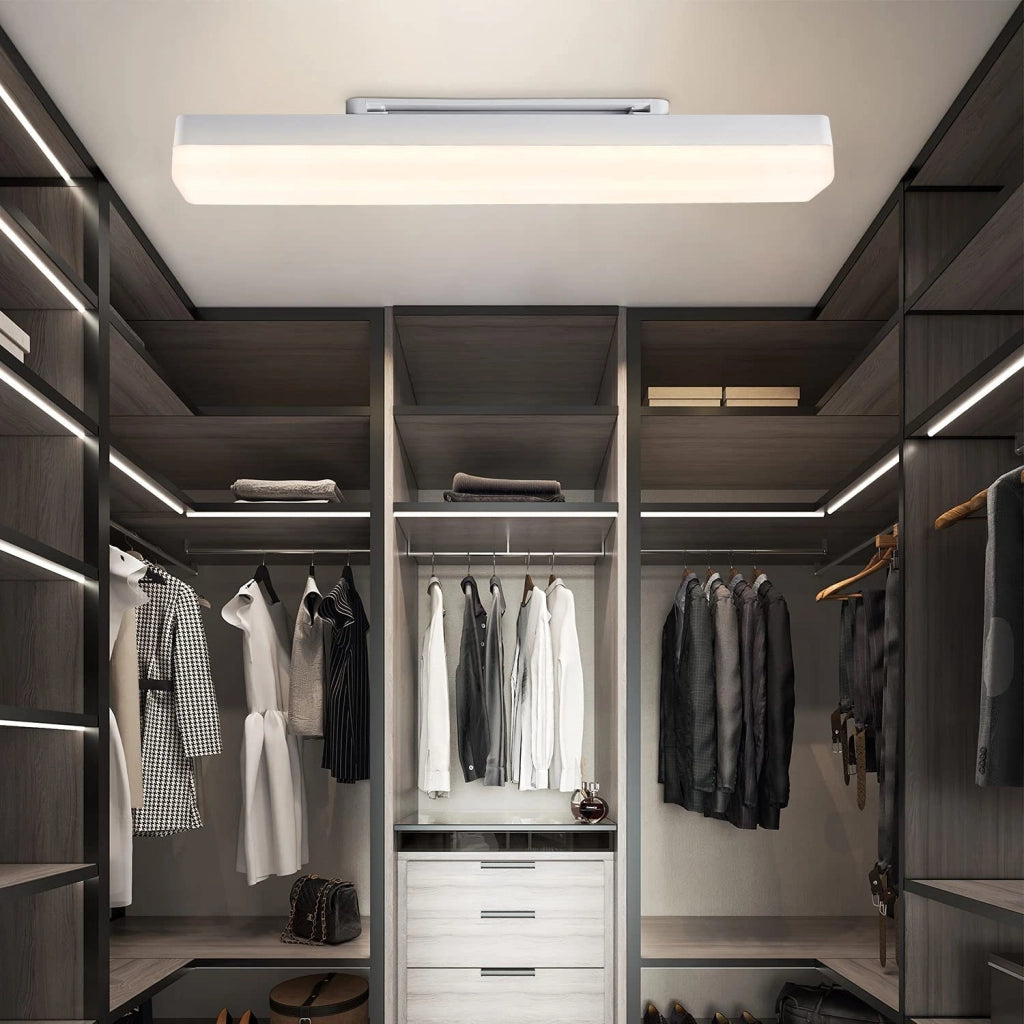 ZMH Lampada da soffitto plafoniera LED 40 cm luce bianca moderna protezione occhi per soggiorno corridoio camera letto