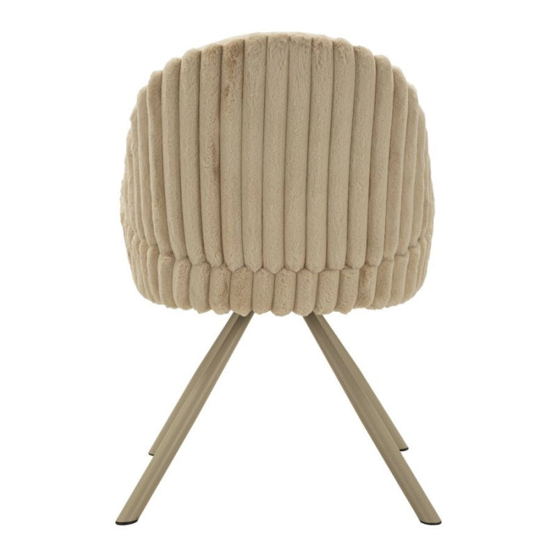 Sedia Stoccolma -a-crema Set 2 Pz cm 58x53x85