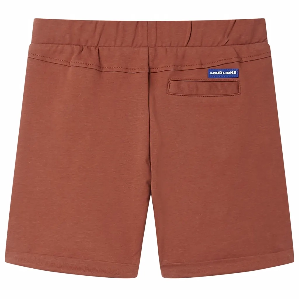 Pantaloncini per Bambini con Coulisse Marrone 128 11627