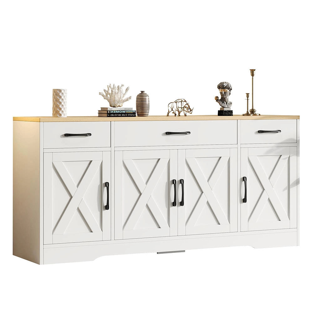 Buffet - Xylo - bianco legno multifunzione moderno