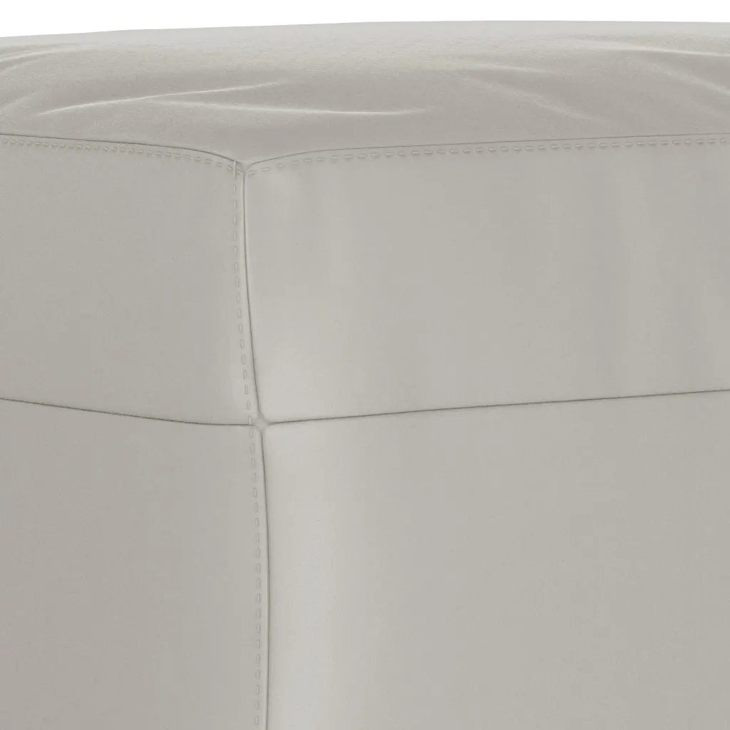 Panca-Sgabello Grigio Chiaro 70x35x41 cm in Microfibra