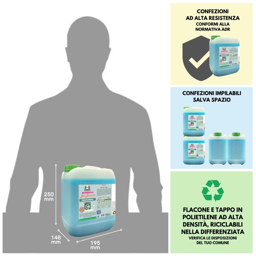 DETERSIVO BelBucato Profumoso 5LTx4Pz