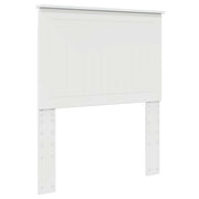 Testiera | Testata con Testiera | Testata Bianco Lucido 80 cm Legno multistrato