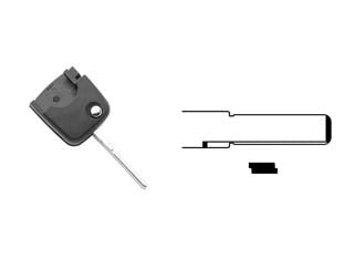 COVER CHIAVI PER AUTO AUDI VOLKSWAGEN HU66APRS  HU66APRS    SILCA