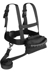 Accessori sci per bambini con tasca - Sci per bambini - Sci per bambini - Sci schiena regolabile per bambini e principianti - Accessori sci per bambini e principianti (nero)