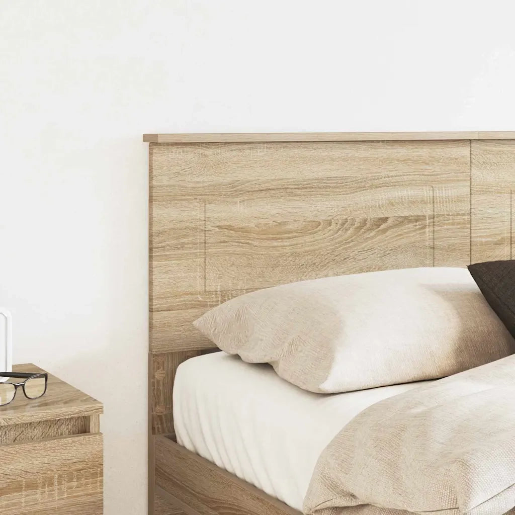 Testiera-Testata-Testiera Decorativa Rovere Sonoma 120 cm Legno multistrato 982359